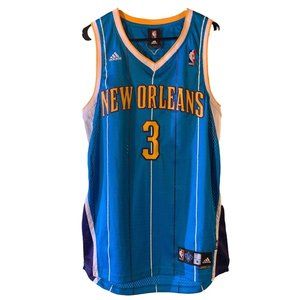 Chris Paul New Orleans Hornets Adidas NBA Medium Length +2 Jersey 7993A 09 Clean